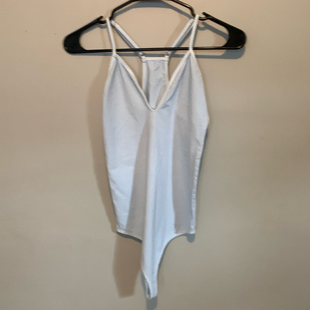 Frank & Eileen Tee Lab Plunge Bodysuit